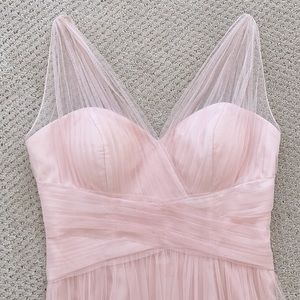 Bill Levkoff maxi tulle dress